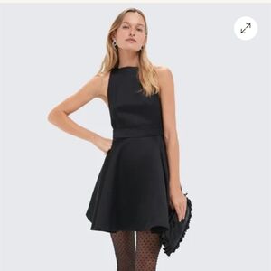 Chic Black Sleeveless Mini Dress